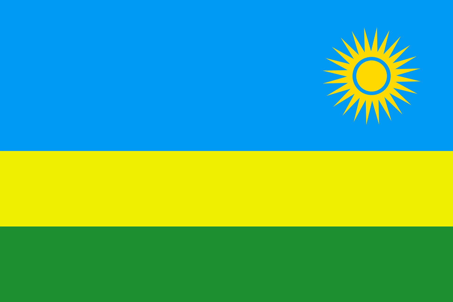 Flagge Rwanda