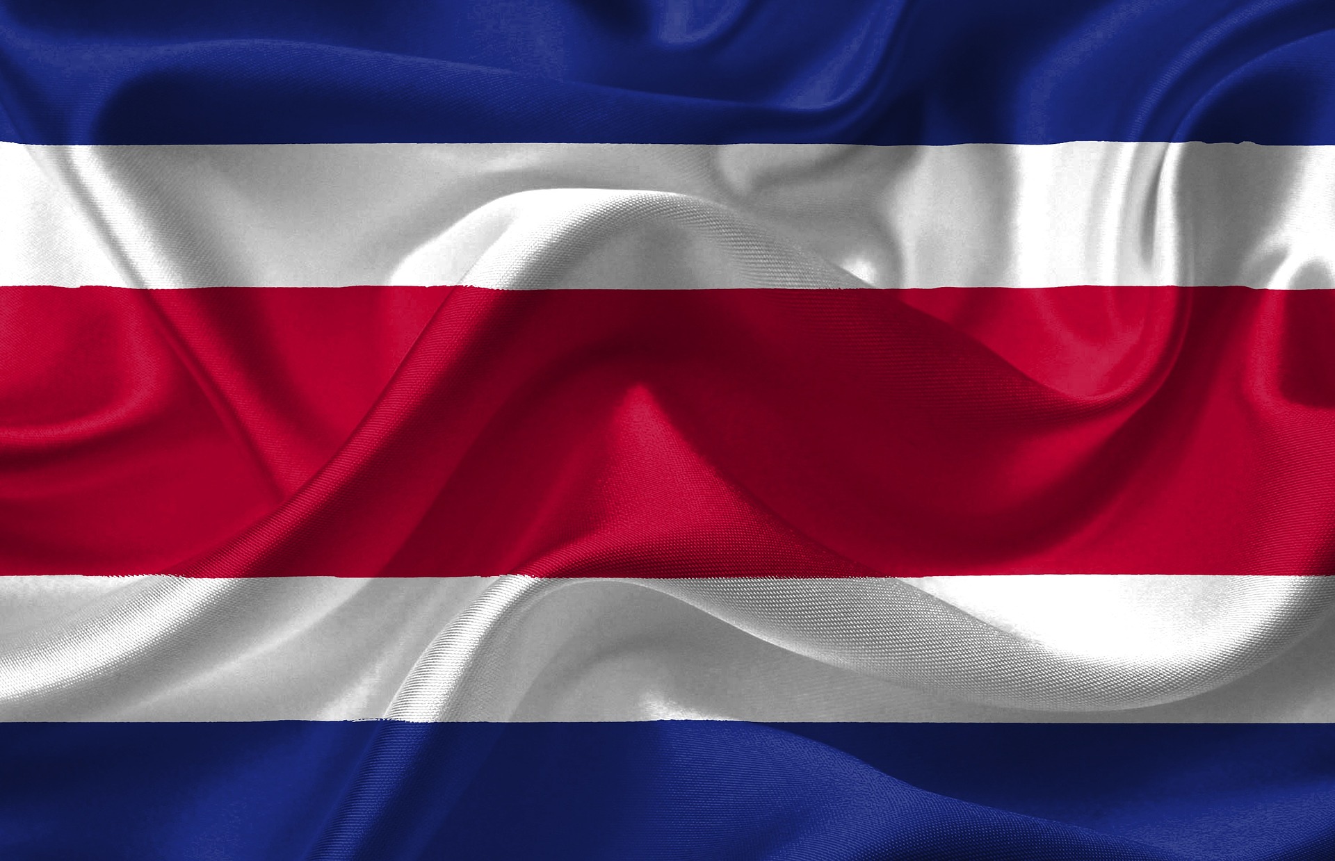 Die Flagge von Costa Rica
