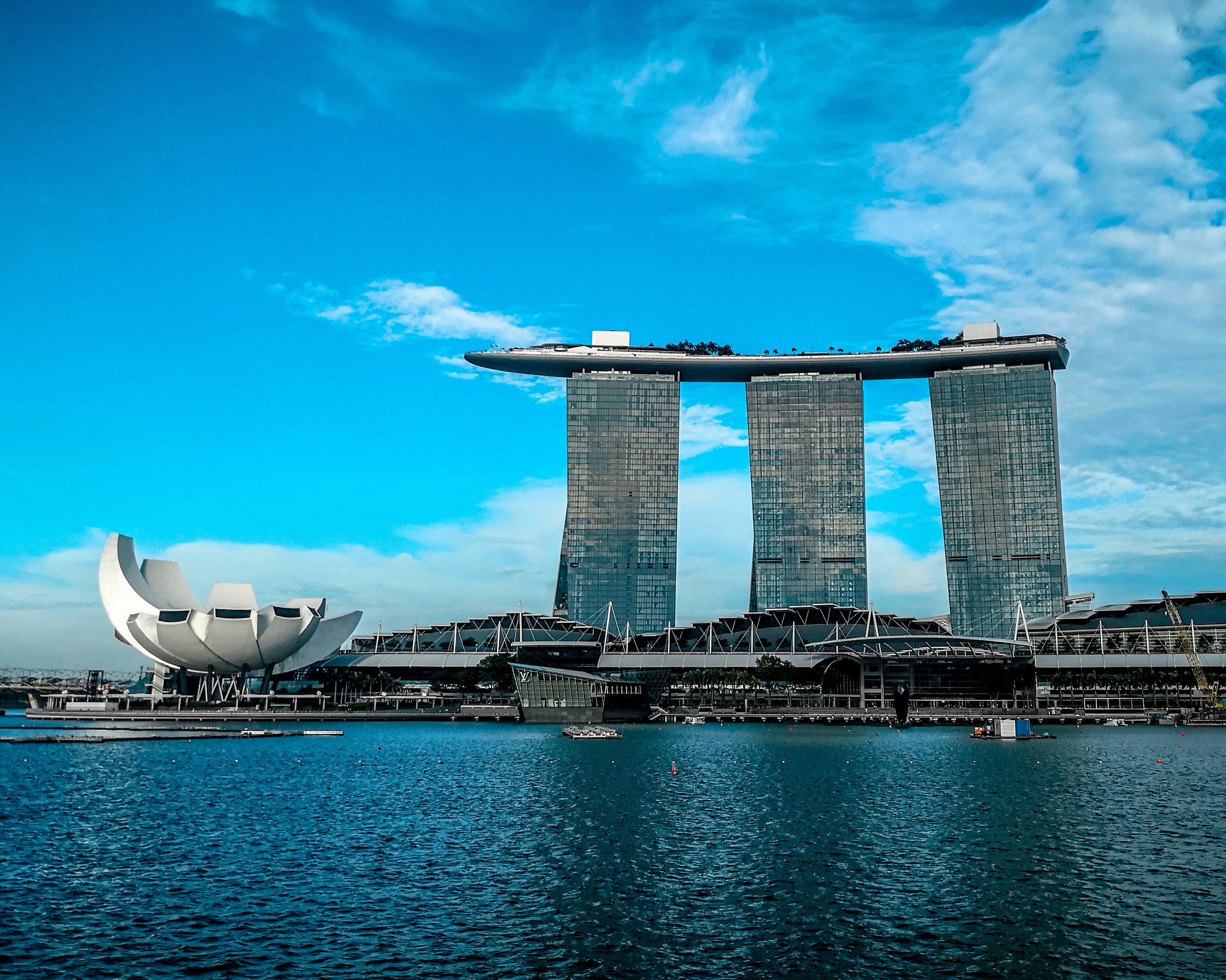 Die Skyline von Singapur