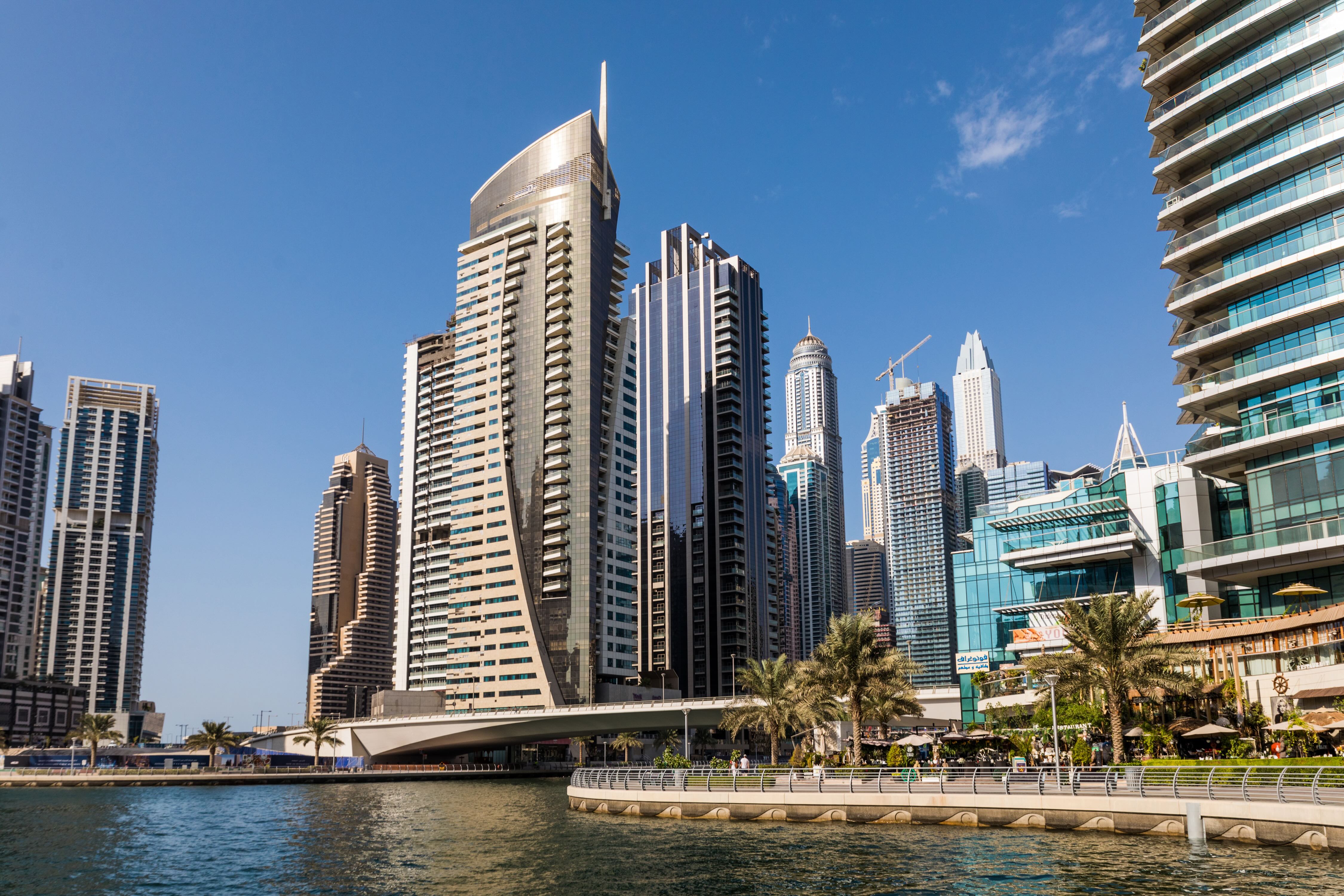 Die Skyline von Dubai