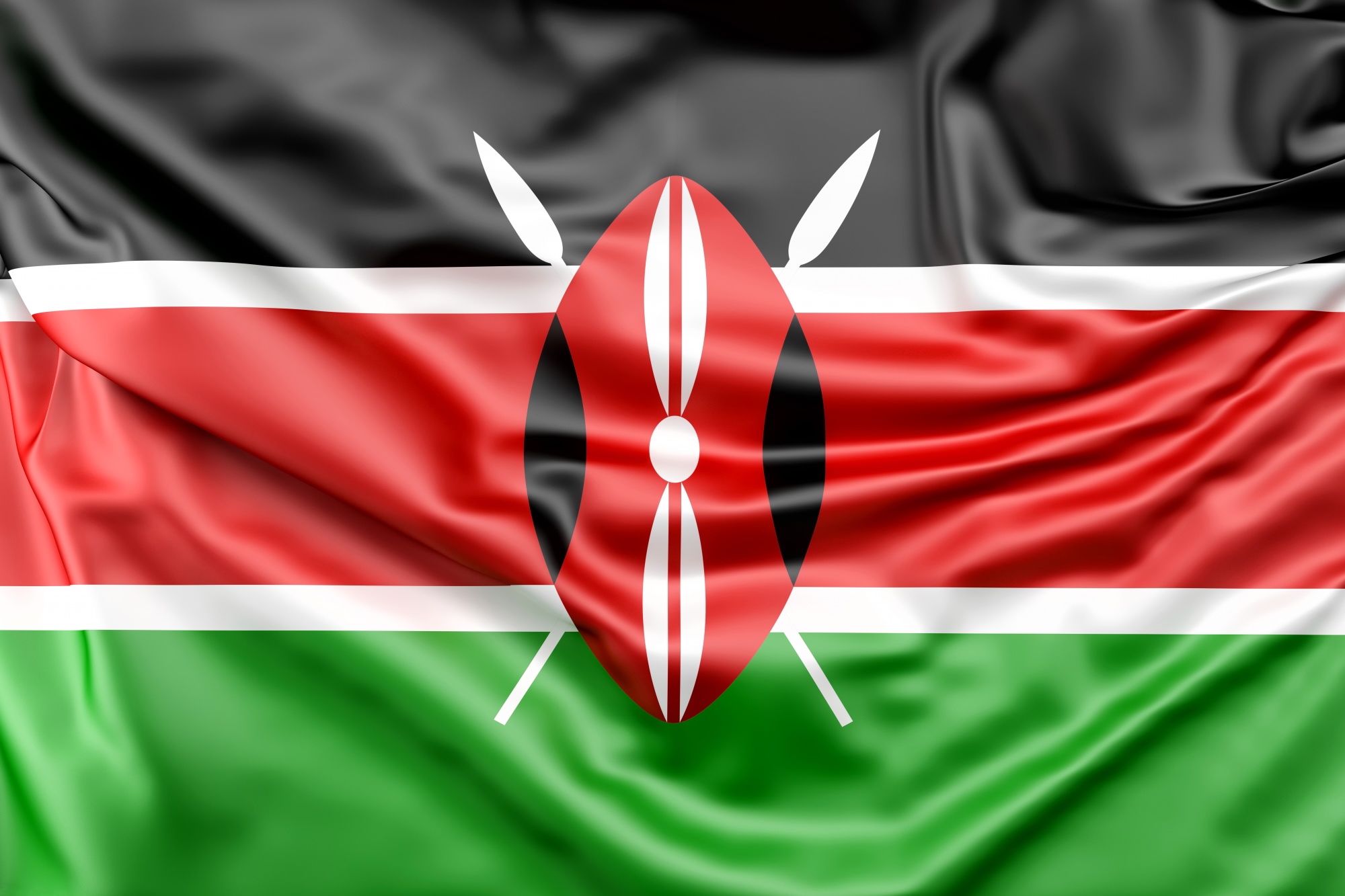 Kenianische Flagge