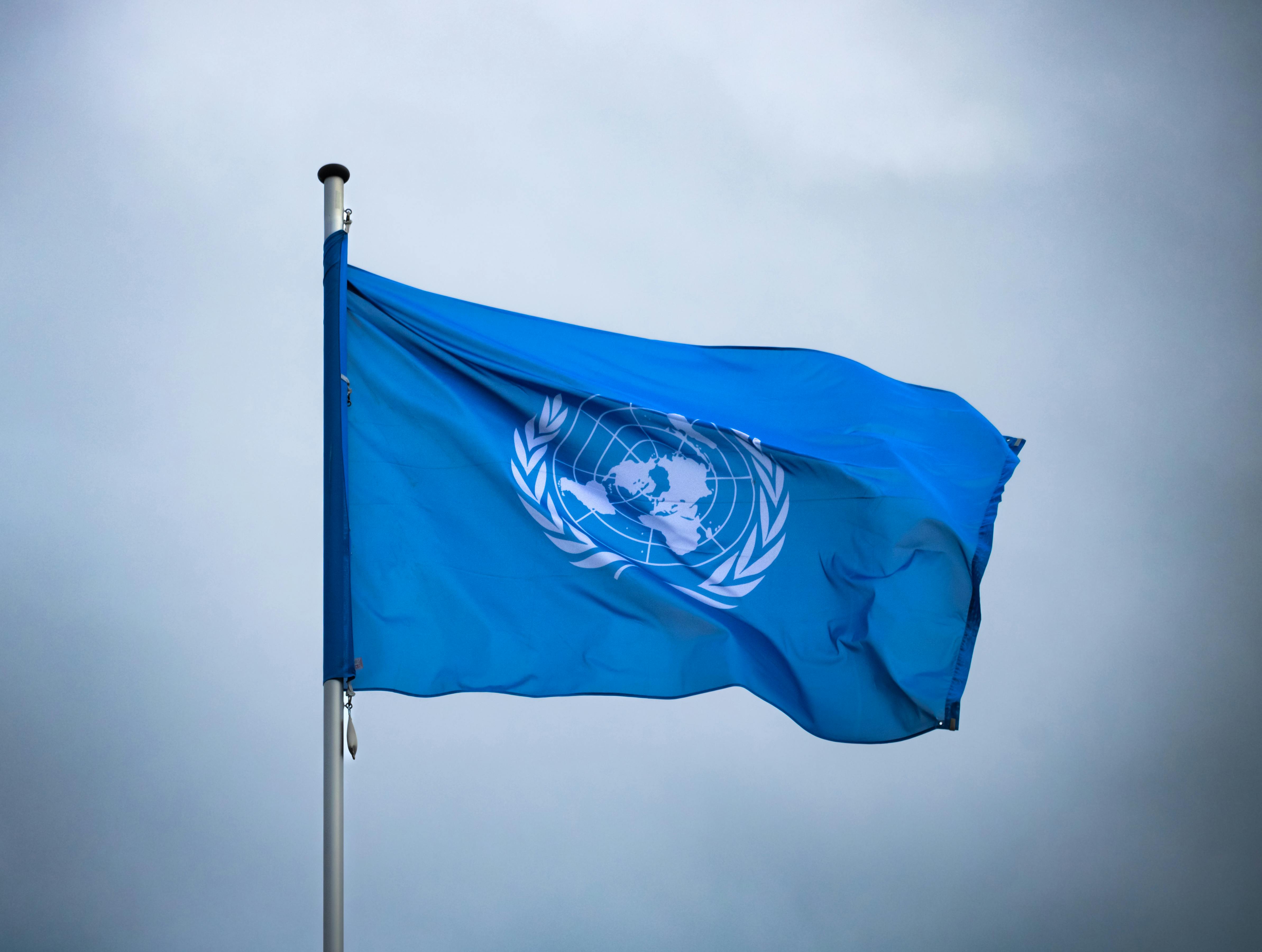Flagge der Vereinten Nationen