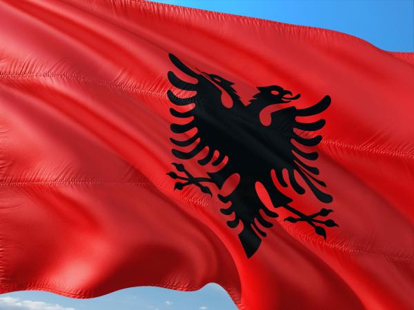 Flagge von Albanien